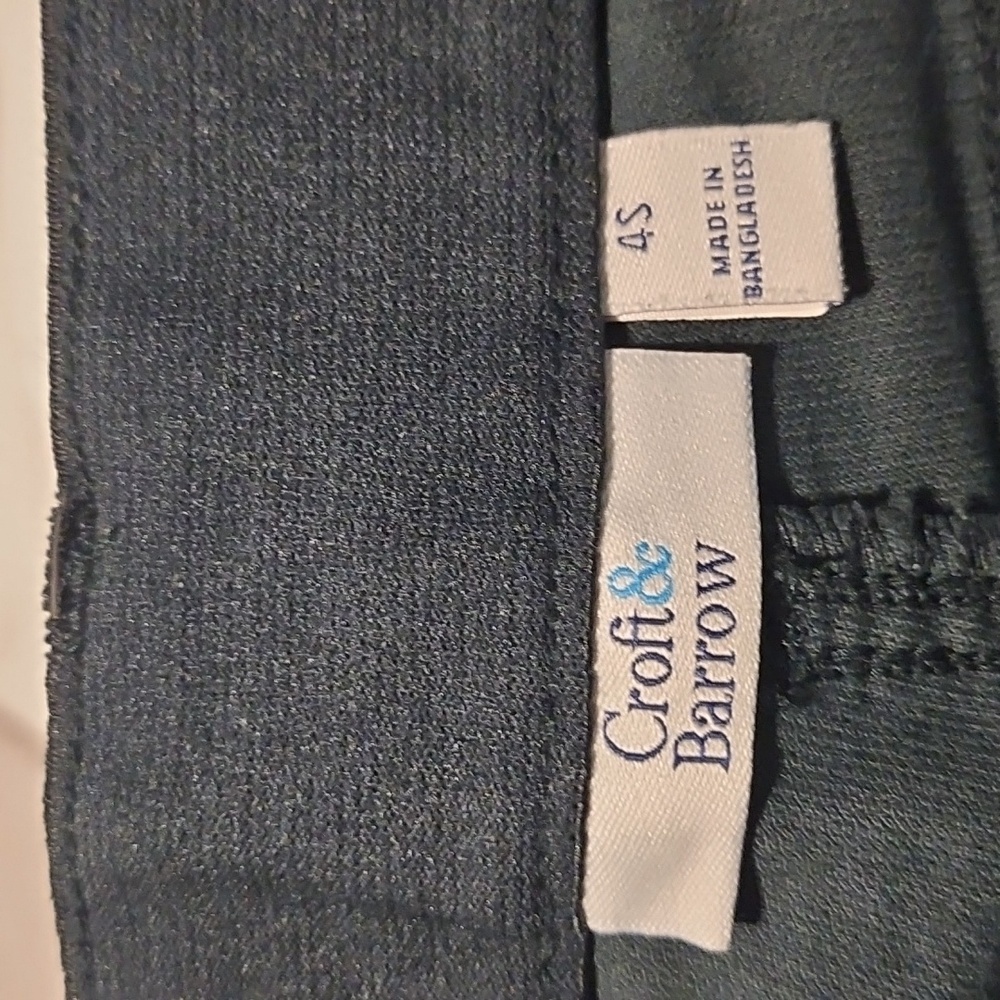 Deep Forest Green Corduroy Croft & Barrel Pants Women's Size 4S. - Picture 7 of 10